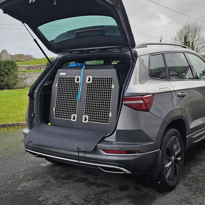 Skoda Karoq Raised Boot | 2017-Present | Dog Travel Crate | The DT 7 - DT BOXES