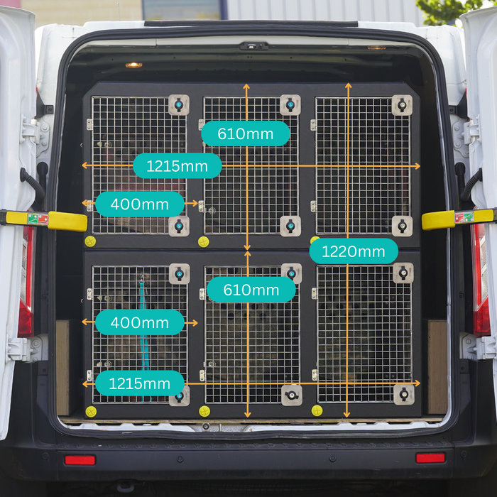 Ford Transit Custom | 2012 > | Double stack Dog Van Kit | DT VM6 - DT BOXES