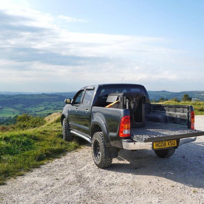 Dog Car Travel Crate for Pickups and Jeeps - DT 500 with All Weather Kit DT Box DT BOXES