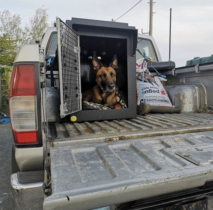 Dog Car Travel Crate for Pickups and Jeeps - DT 500 with All Weather Kit DT Box DT BOXES