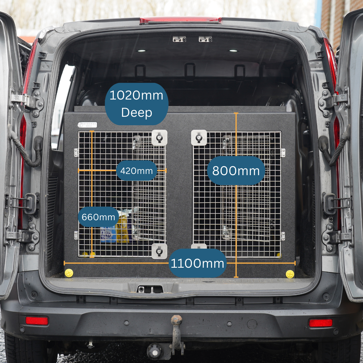 Dog Van Crate For Giant Dog Breeds DT 1100XL — DT BOXES
