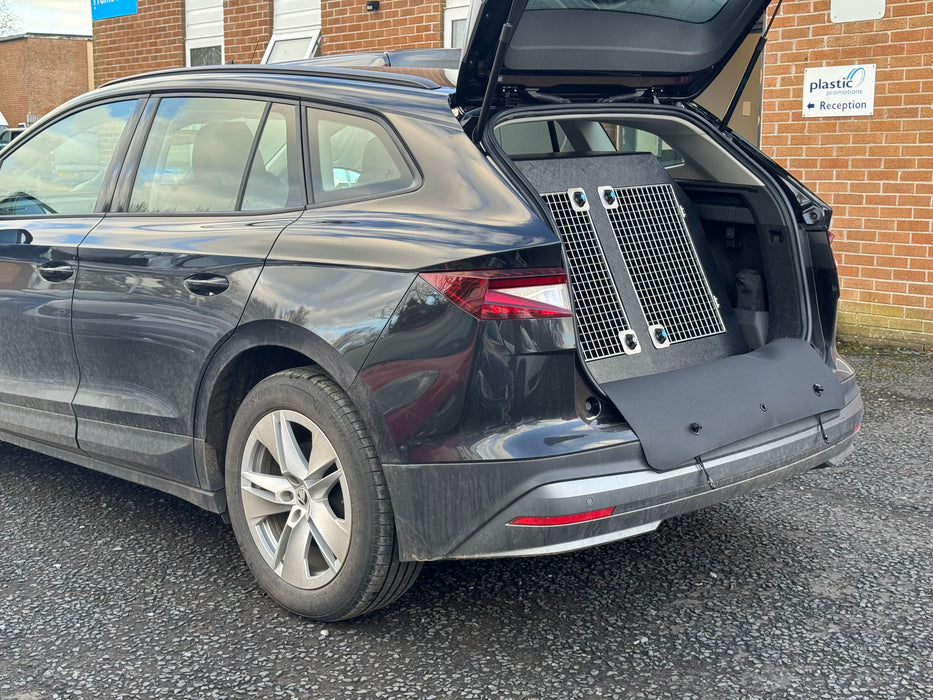 Double Dog Box Skoda Kodiaq Dog Crate Car Boot Divider Skoda Yeti