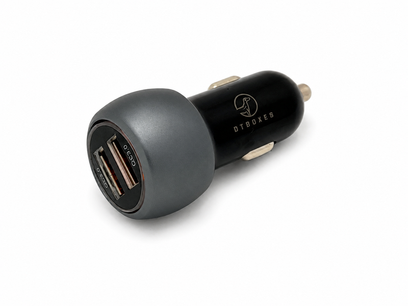 USB Car Charger Adaptor - Dual Port - Pro Cool Fan