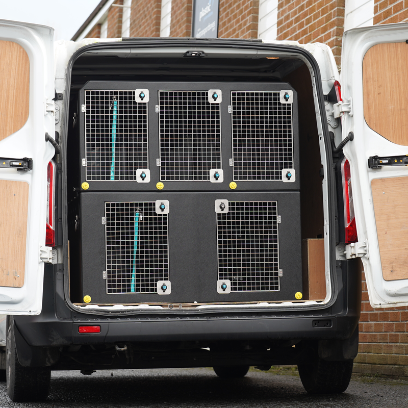 Fsi Transit Box Ford Transit Custom 2012-Present - Double stack Dog Van Kit — DT BOXES