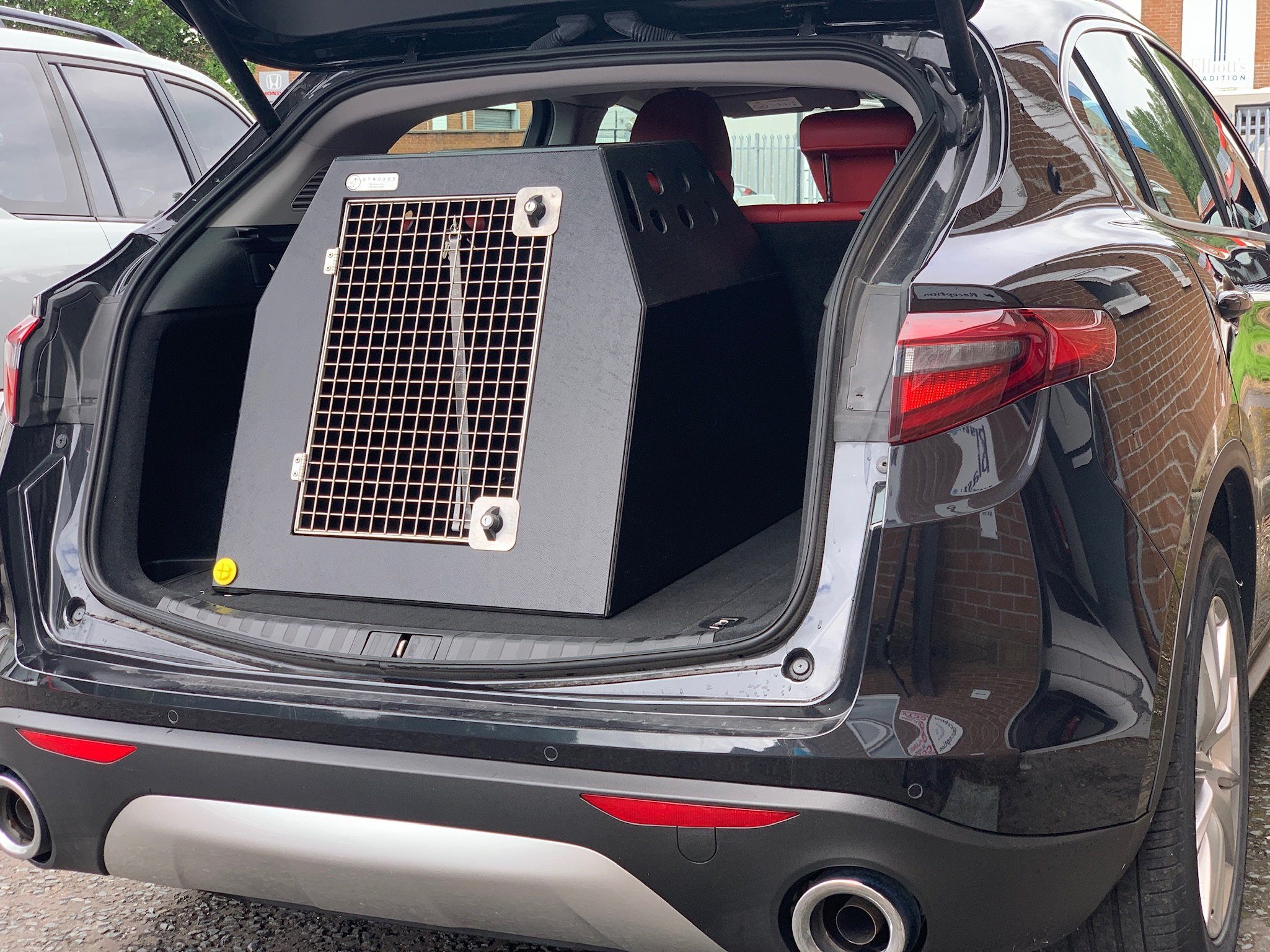 Alpha Romeo Box Alpha Romeo Stelvio Dog Car Transport Box for Sale — DT BOXES