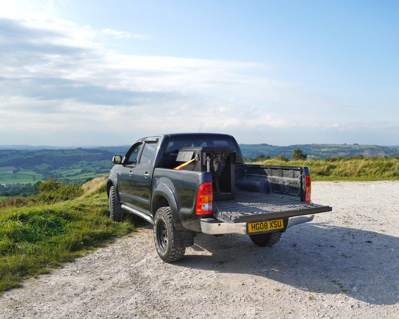 Dog Car Travel Crate for Pickups and Jeeps - DT 500 with All Weather Kit DT Box DT BOXES 