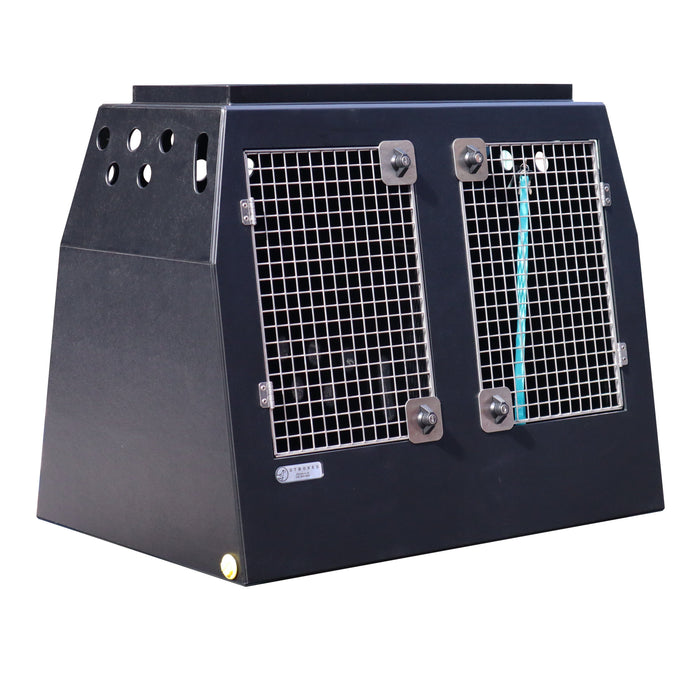 DT Dog Car Travel Crate - The DT 15 DT Box DT BOXES Double Black 
