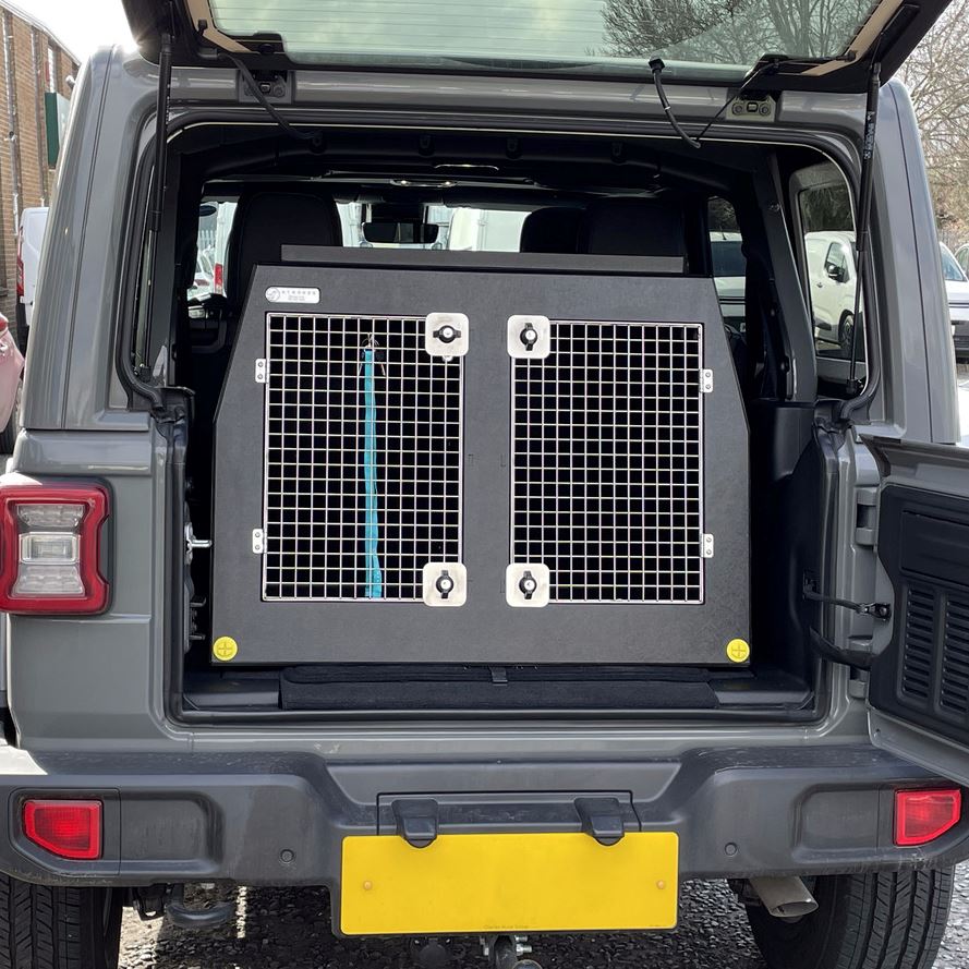 Jeep Wrangler 2018Present Dog Car Crate — DT BOXES