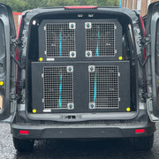 Nissan e-NV200 | 2014-Present | Double stack Dog Van Kit | DT VS1 DT Box DT BOXES Black Escape Hatches (included) 