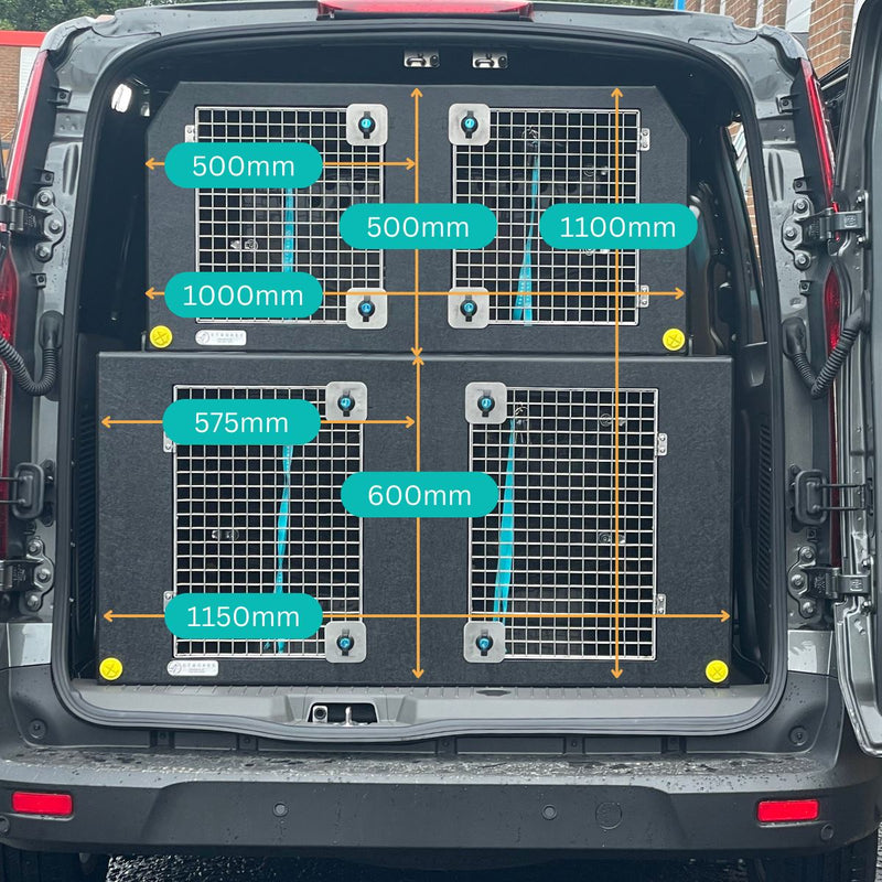 Peugeot Partner | 2008-Persent |Double stack Dog Van Kit | DT VS1 DT Box DT BOXES 