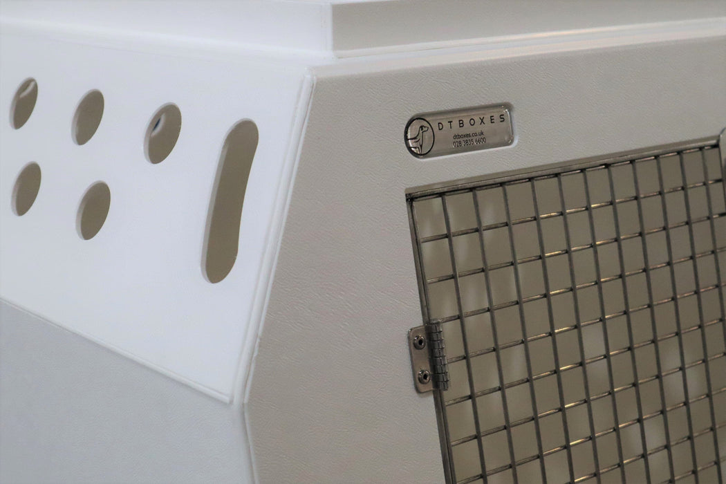 Skoda Fabia | 2014 - 2020 | Dog Travel Crate | DT 19 Animals & Pet Supplies DT BOXES 900mm White No