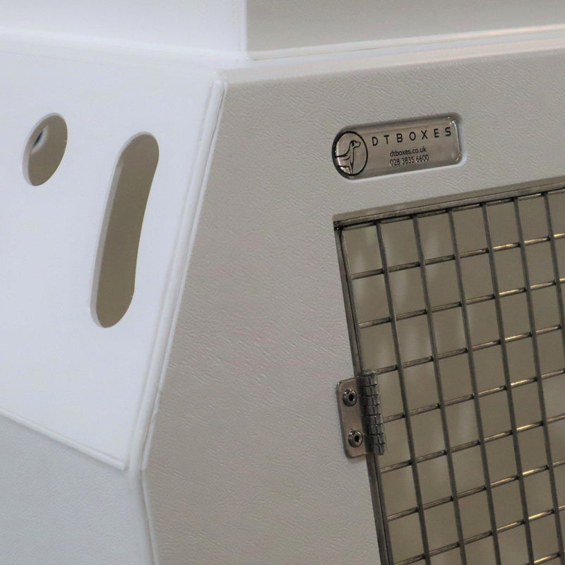 Škoda Octavia Estate (2020 - Present) Dog Car Travel Crate- DT Box DT Box DT BOXES Double White 