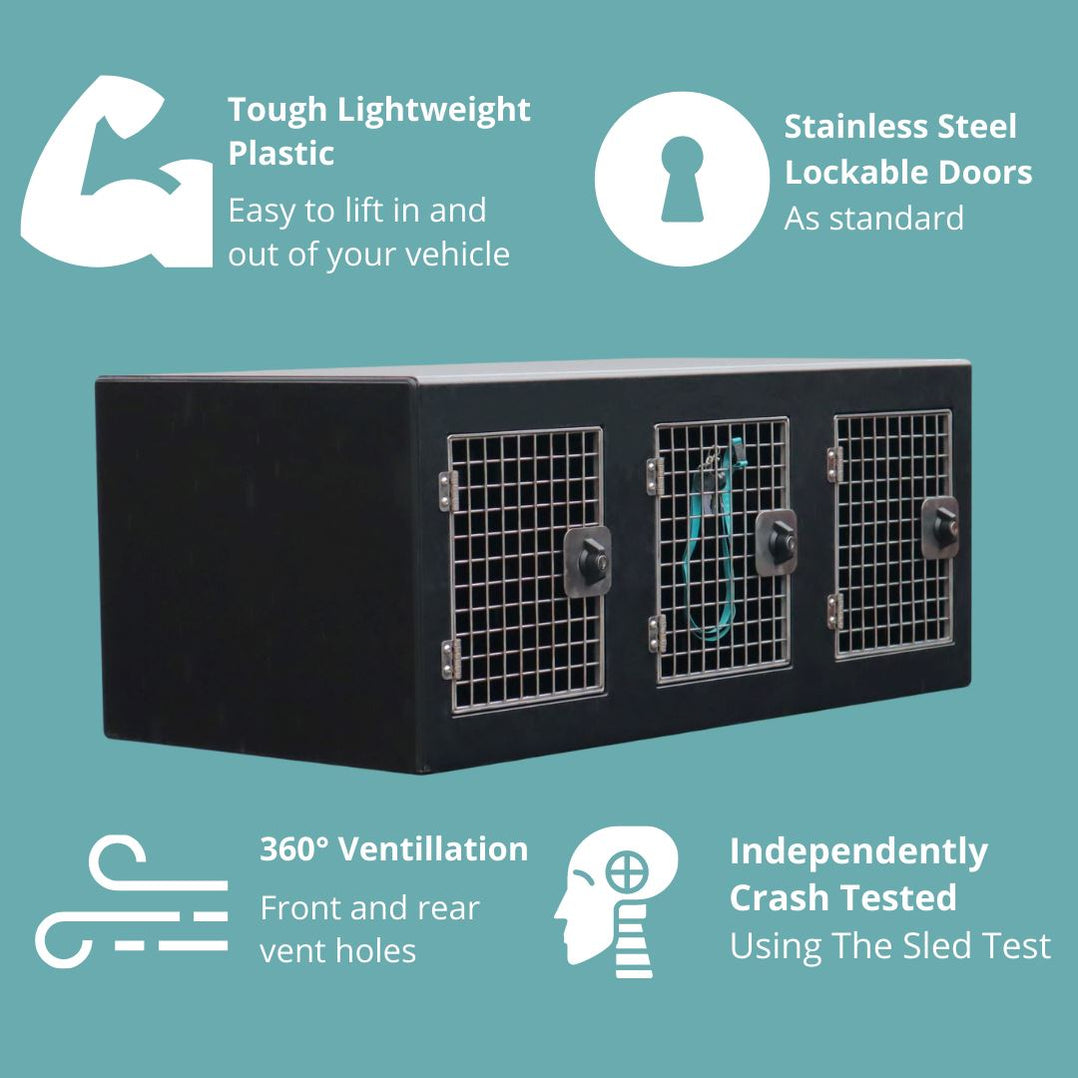 Terrier Box Dog Crate For Car Boot, Truck Bed or Van For Sale — DT BOXES