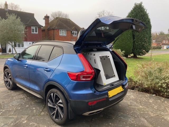 Volvo XC40 (2019 - Present) Dog Car Travel Crate- DT Box DT Box DT BOXES 610 White 
